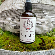 Organic body spray with jojoba oil and St. John's wort oil